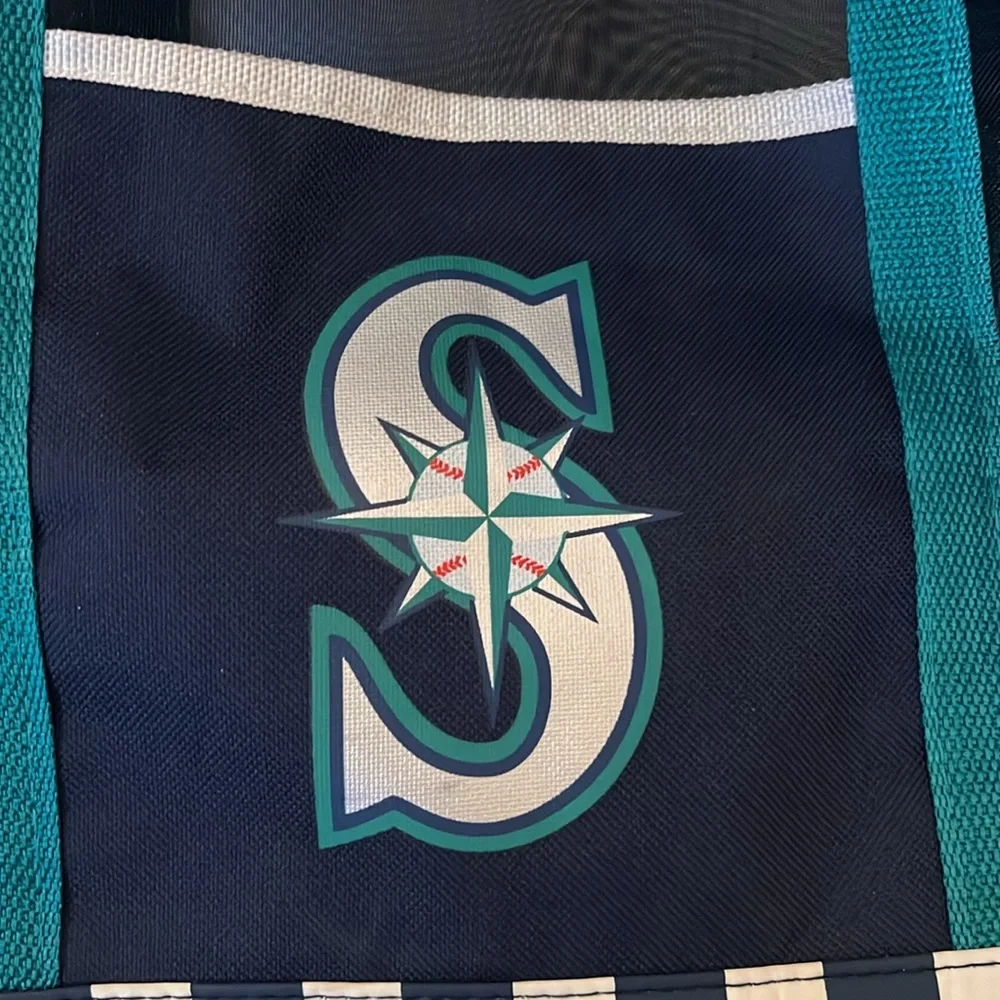 Vintage 90s Seattle Mariners baseball tote bag beach bag